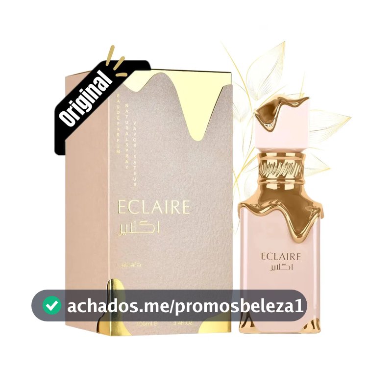 Perfume Árabe Eclaire Eau De Parfum Lattafa 100ml Feminino 100% Original Com Nf