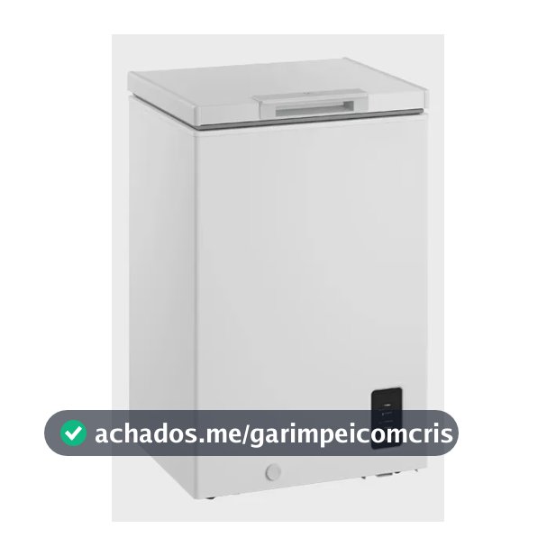 Freezer Horizontal Electrolux 95L Inverter Bivolt Uma Porta Branco (HB100) Bivolt