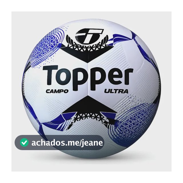 Bola De Futebol De Campo Topper Ultra Dupla Colagem Oficial