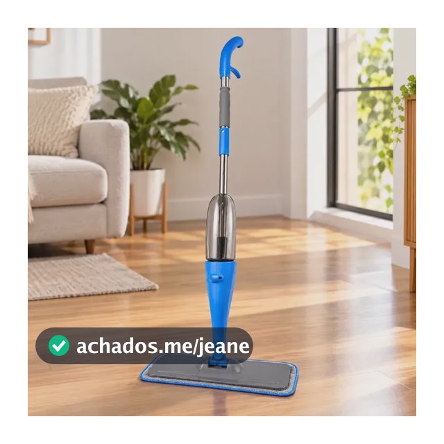 Mop Spray 3 Em 1 Reservatório 400ml Borrifa Limpa E Seca