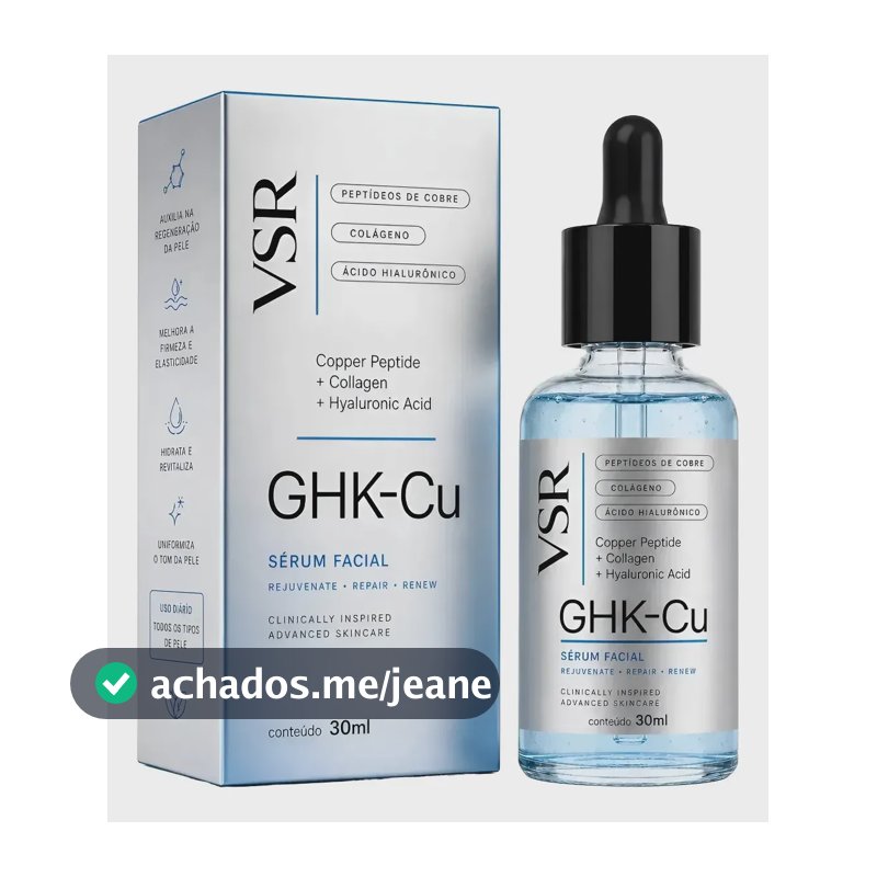 Ghk-cu Peptídeo Cobre 30ml Todo Tipo De Pele Dia/noite Todo Tipo De Pele Dia/noite