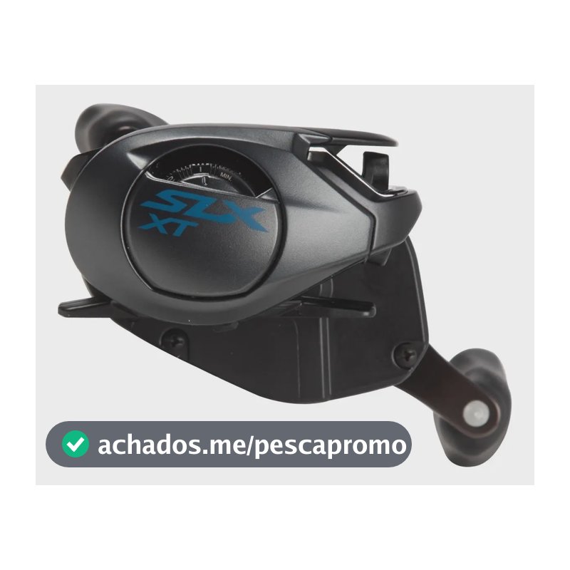Carretilha Shimano Slx Xt 151xg Preto E Azul 8.2:1 Preto E Azul Direito/esquerdo