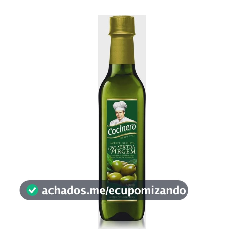 Azeite De Oliva Extra Virgem 500 mL Cocinero Pet
