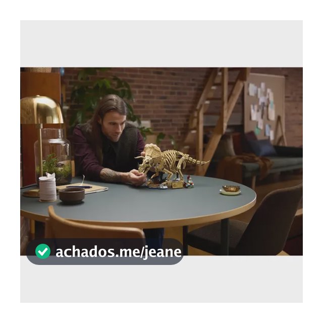 Lego Jurassic World Fósseis Dinossauros 77985 1154 Triceratops
