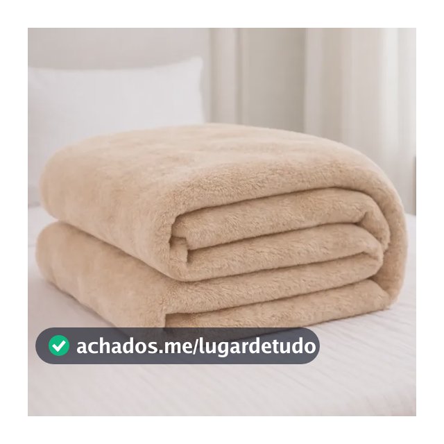 Coberta Manta Soft Casal Microfibra Anti-alérgica Dupla Face