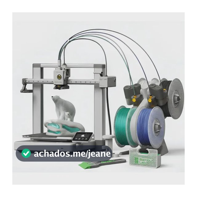 Impressora 3d Fdm Bambu Lab A1 Ams Lite (combo) + Kit Manutenção Basica