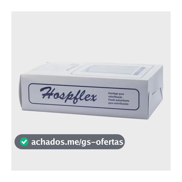 Envelope Para Esterilização 15cm X 25cm (100 Unid)