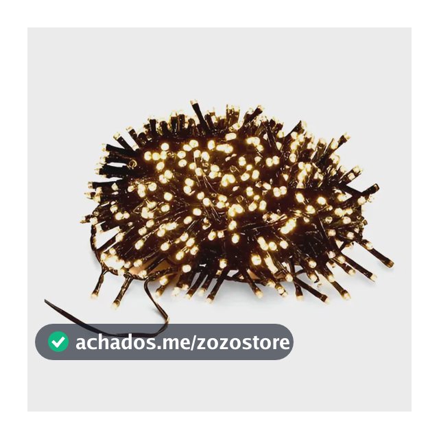 Pisca-pisca Natal 1000 Leds Strobo Grillo 20m Verde