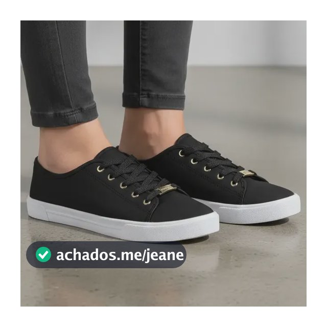 Tênis Casual Preto  Conforto E Estilo Para O Dia A Dia