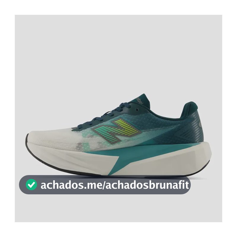 Tênis Fuelcell Rebel V5 - New Balance Verde Azulado Verde Escuro 40 Br