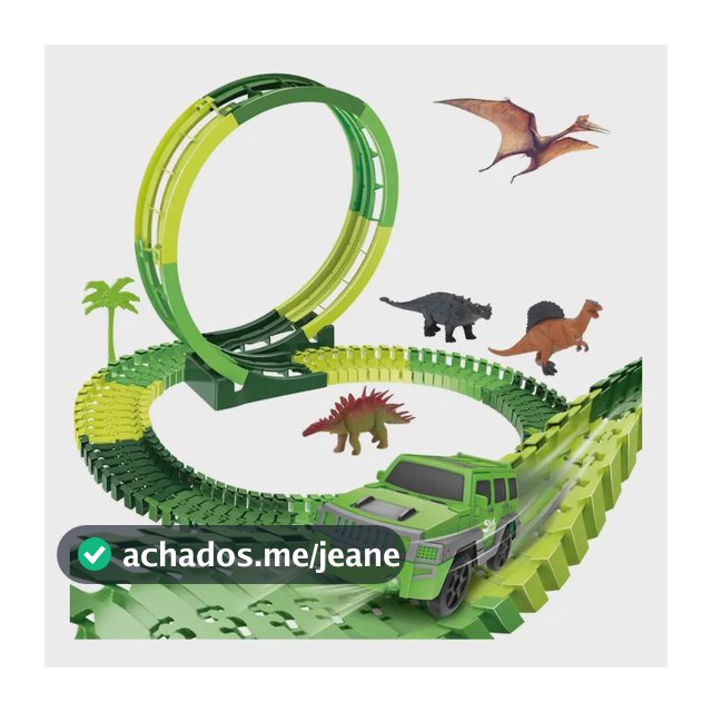 Pista Carrinho Dinossauro Looping Radical Som Luz 92 Peças