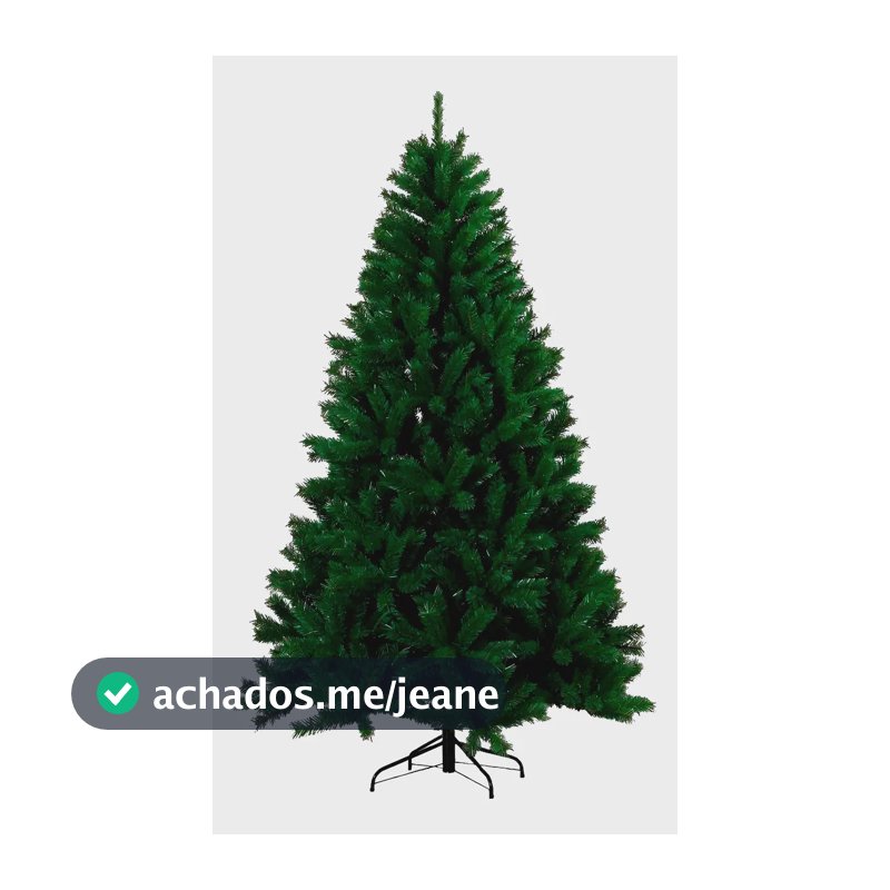 Klizz Arvore De Natal 2,10 Metros 1000 Galhos Cheia Pinheiro Luxo Cor Verde