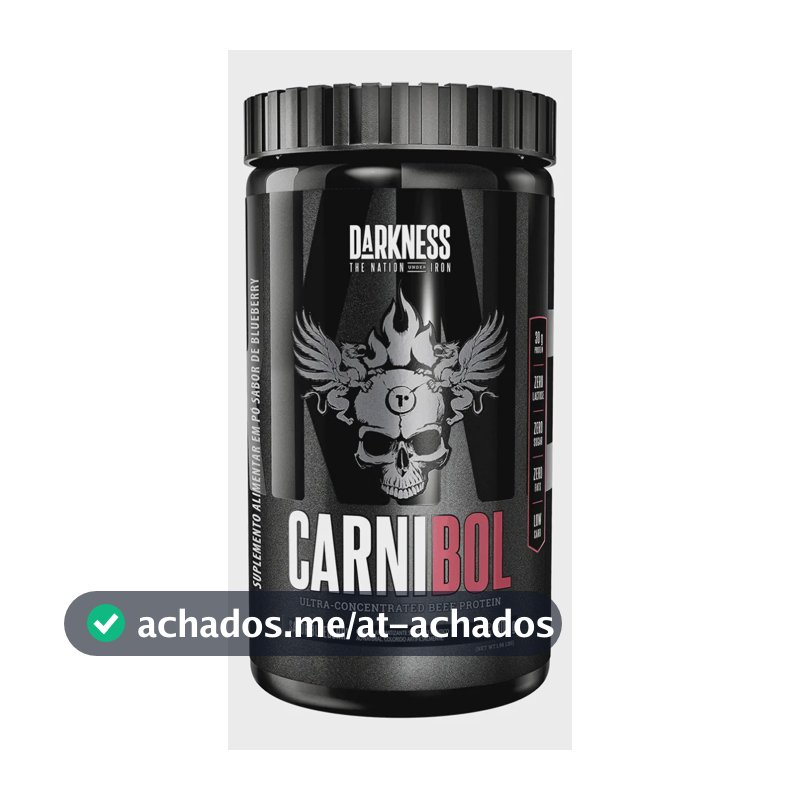 Proteína Darkness Carnibol Beef em pó sabor Blueberry x 900g