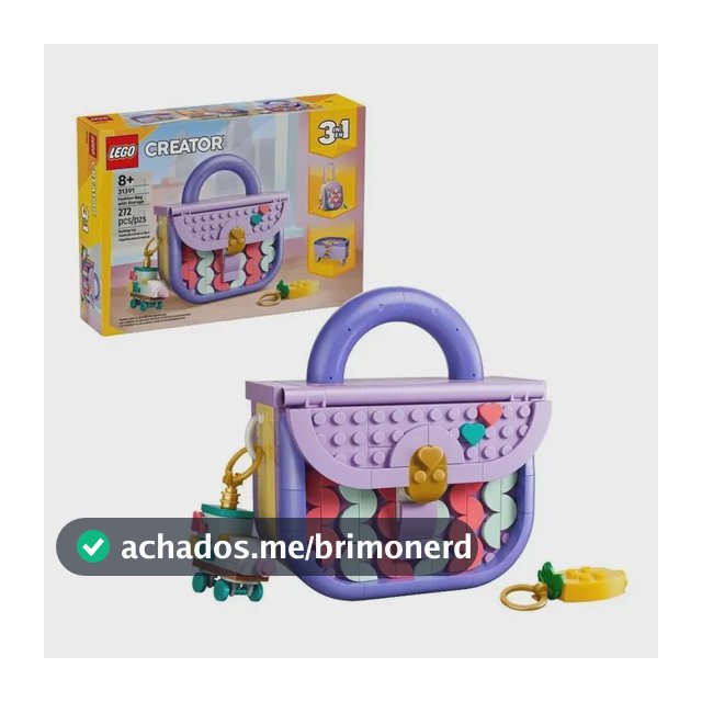 Lego Creator 3 Em 1 Bolsa Artística Fashion 272