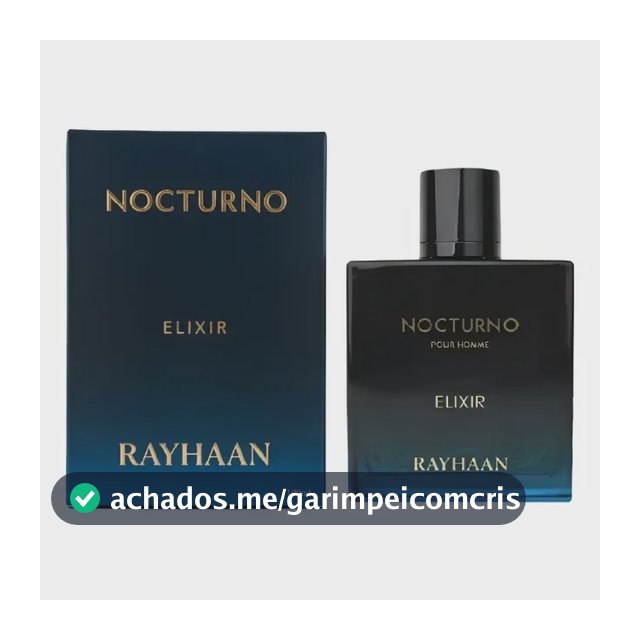 Eau De Parfum Nocturno Elixir Rayhaan 100ml