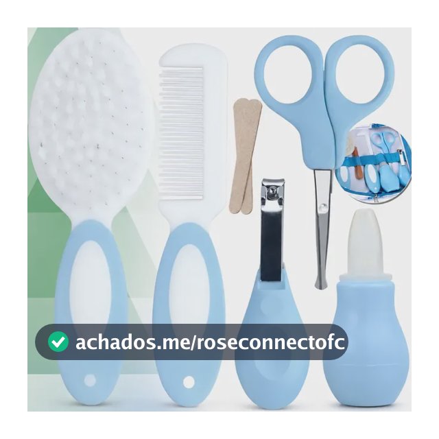 Kit Cuidados Higiene Viagem Pente Escova Kit Manicure Bebê