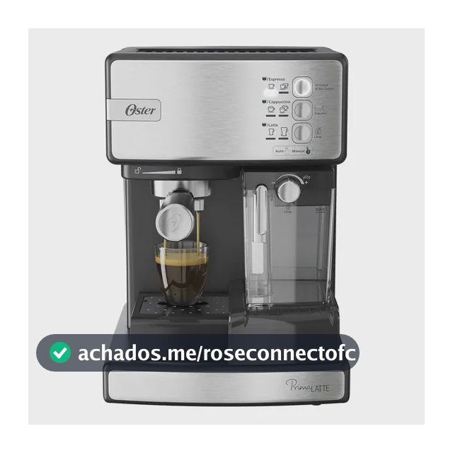 Cafeteira Espresso Oster Nova Primalatte Inox Cor Prateado