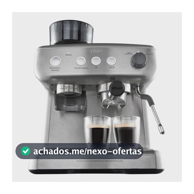Cafeteira Espresso Oster Xpert Perfect Brew Cor Aço inoxidável