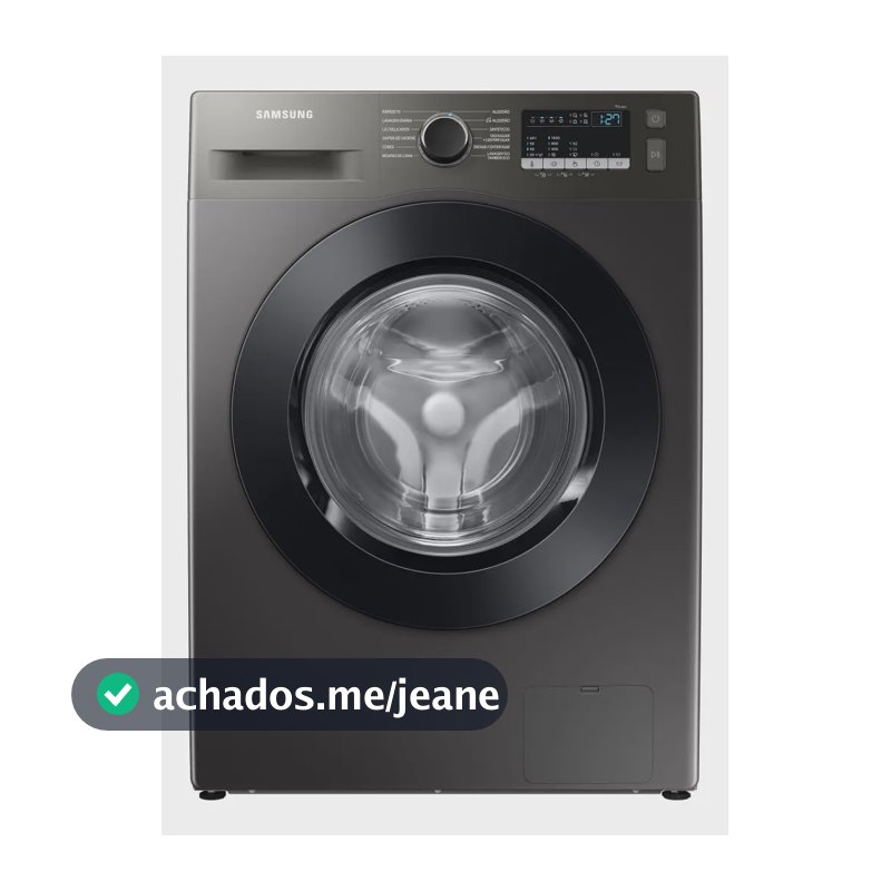 Lavadora Digital Inverter Samsung WW11T Inox 11kg