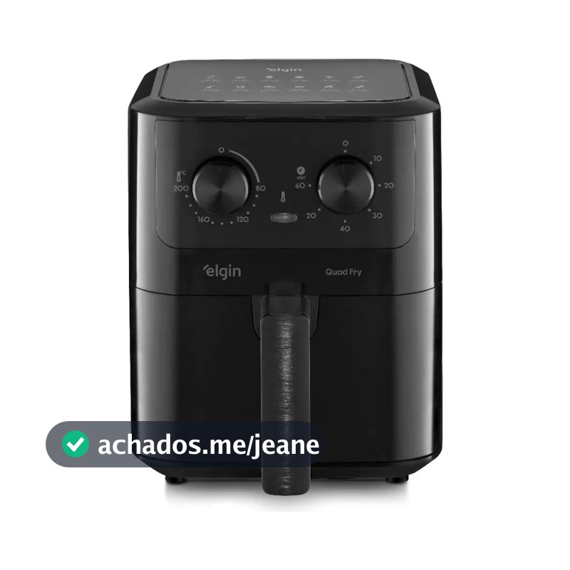 Fritadeira Elétrica Air Fryer Quad Fry Elgin 4,2 L, 1400w