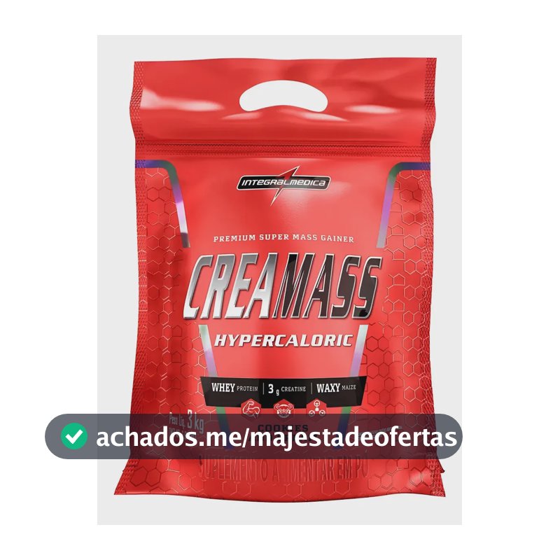 Creamass Hipercalórico Pouch Cookies 3kg Integralmédica Cookies And Cream
