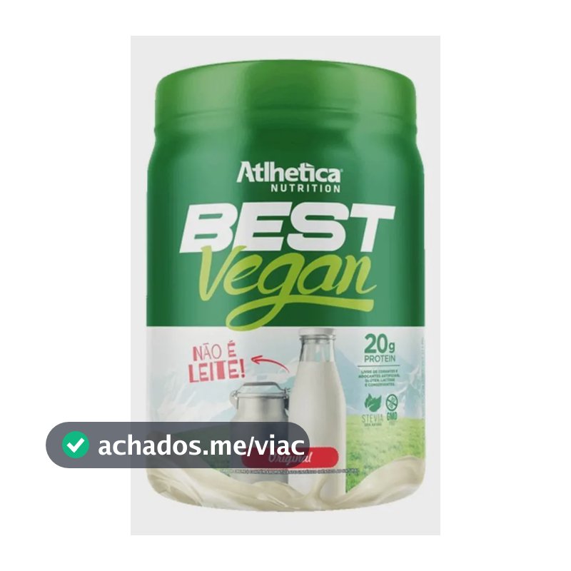 Whey Best Vegan 500g Proteína Vegana Atlhetica Nutrition
