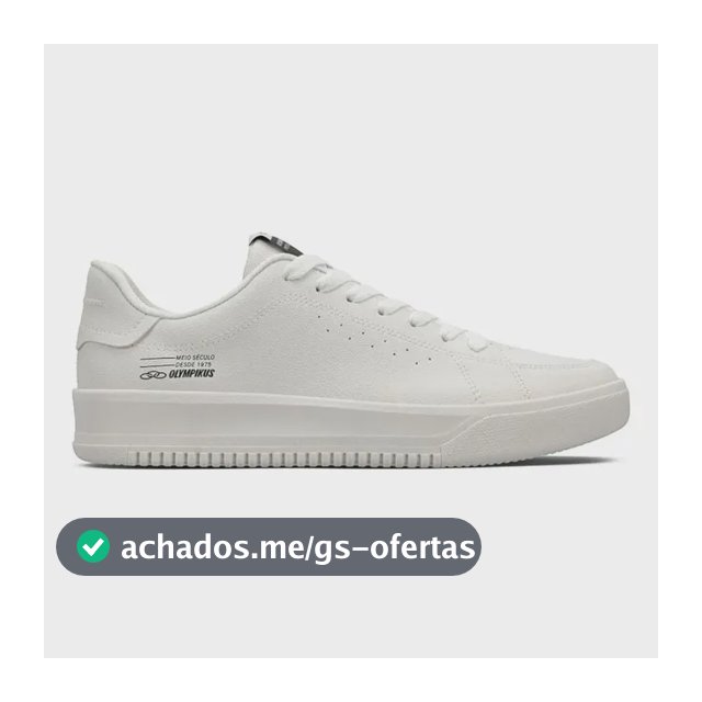 Tênis Olympikus Eros 2 Masculino Casual Confortável Evasense Branco Casual 40 Br