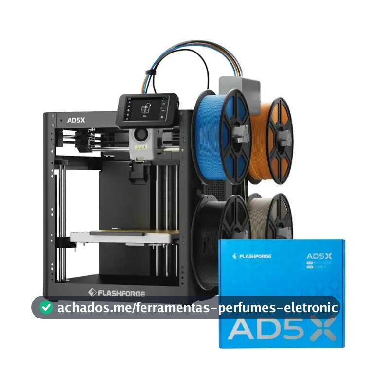 Impressora 3d Flashforge Ad5x Multicolorida Kit Fechamento