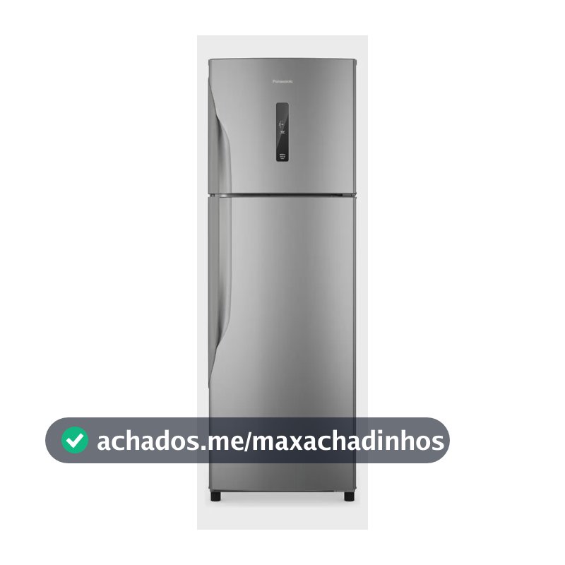 Refrigerador Panasonic 391l Aco Escovado Nr-bt44pv3x Aço Escovado