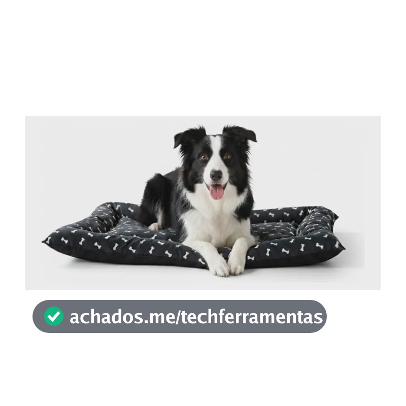 Cama Cachorro Grande Impermeável Com Ziper Tam G 96x66 Pet Preto