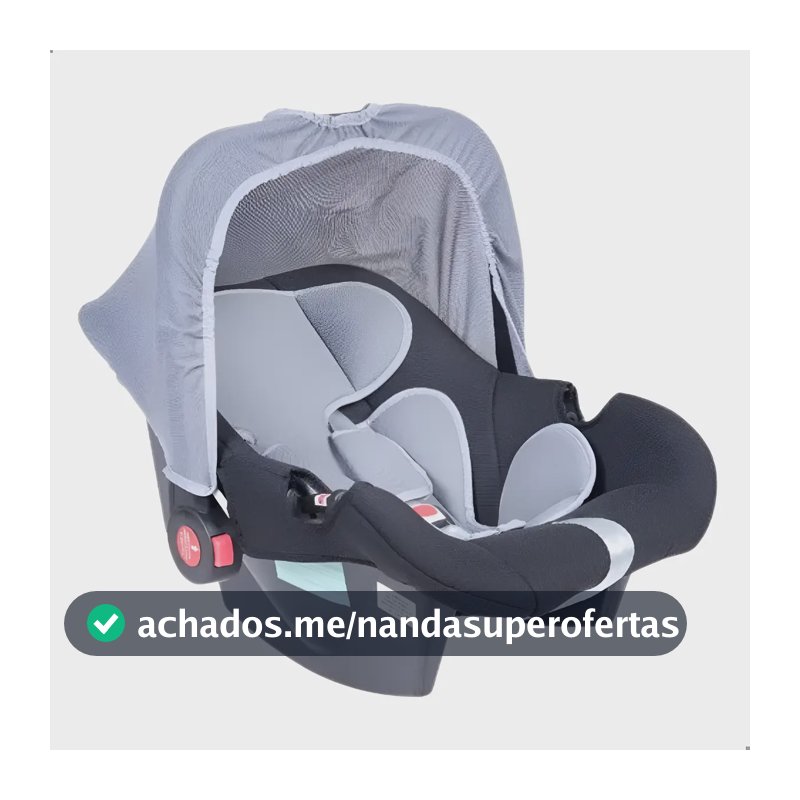 Bebê Conforto até 13kg preto e grafite Styll Baby
