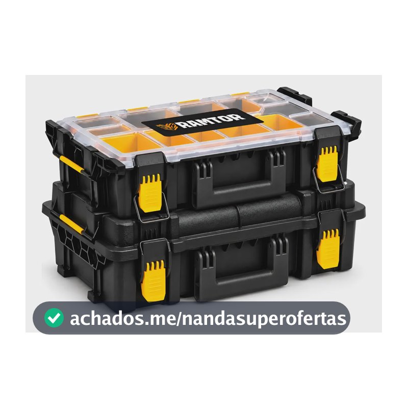 Kit Maleta Ferramentas Modular Com Organizador Anti Impacto Amarelo/preto