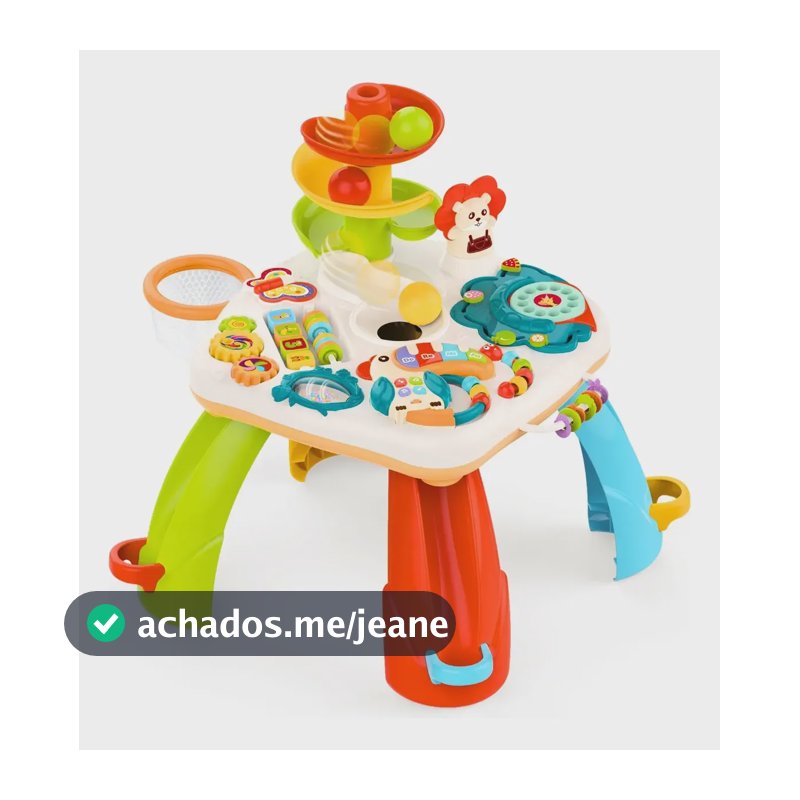 Mesinha Atividades Infantil Didática Musical Eduka Maxi Baby