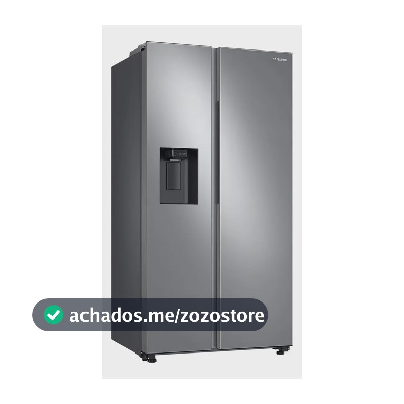 Side by Side com Dispenser Samsung RS60T Inox 628L 220V