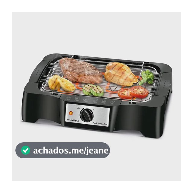 Churrasqueira Elétrica, Mondial, 1200W - CH-07