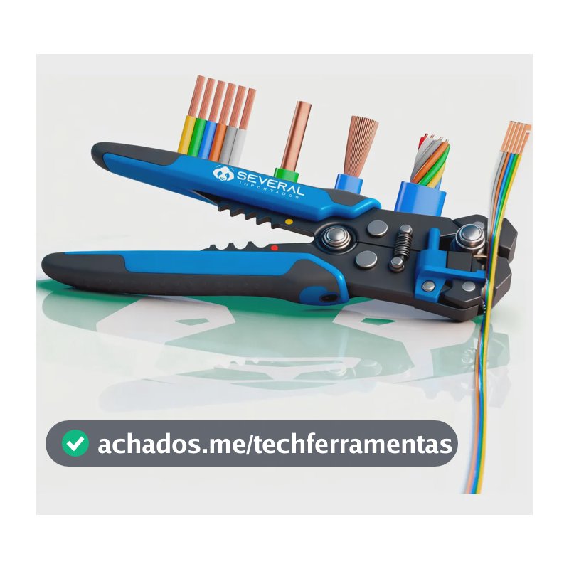 Alicate Desencapador e Crimpador Automático 8 para Fios de 0.2 a 6.0 mm2