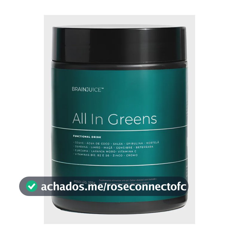 Suplemento Alimentar Em Pó | All In Greens Brainjuice Abacaxi Com Hortelã