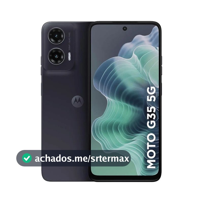 Smartphone Motorola Moto G35 5g 12gb Ram Boost 128g Cor Grafite