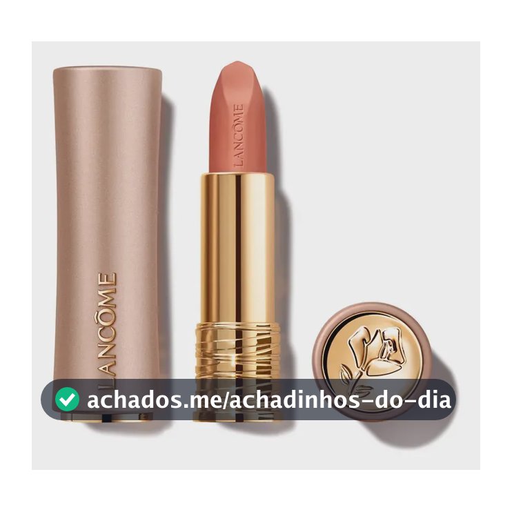 Batom Semi Matte, 247 Unretouched Nude , L'Absolu Rouge Intimatte, Lancôme, 3,4g