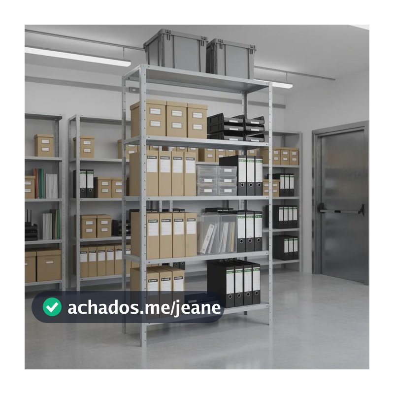 Estante Armario De Aço 5 Bandejas Suporta 120kg Prateleira de aço Prateleira - Gobi Brasil Estante Para Livros