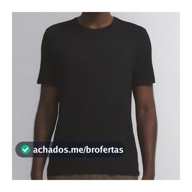 Camiseta Masculina Insider Light Preta Gg Gola U
