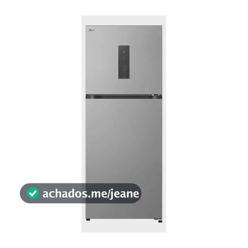 Geladeira LG Inverter 476l Duplex Bivolt Inox (gb-b472pfsf) Prateado