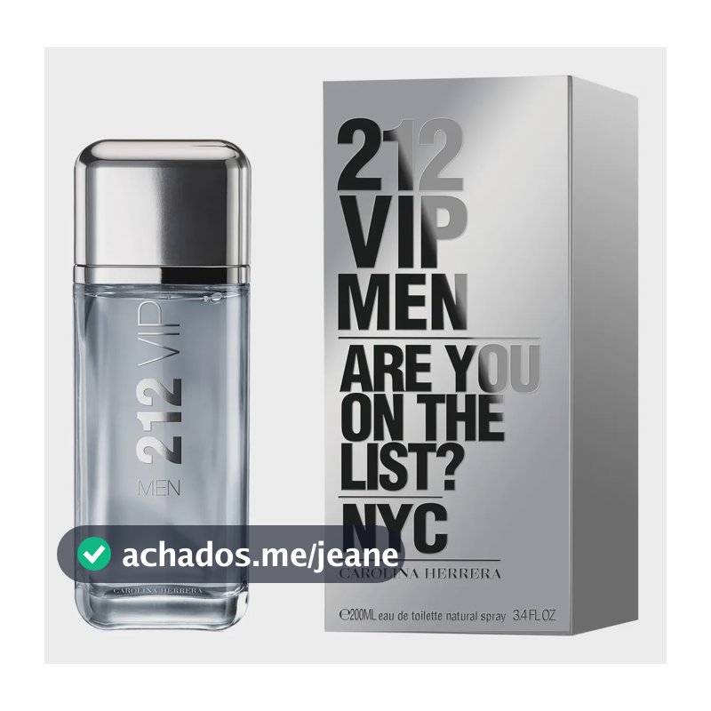 Carolina Herrera 212 Vip Men Edt 200 Ml Masculino