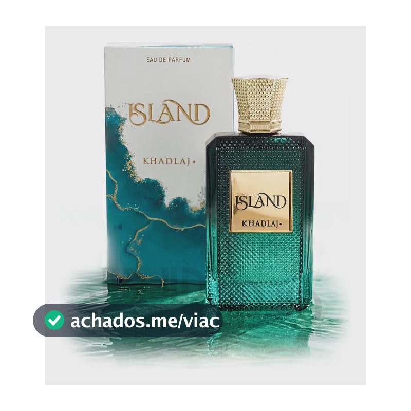 Spray De  Extrato De Perfume Unissex Khadlaj Island 100ml