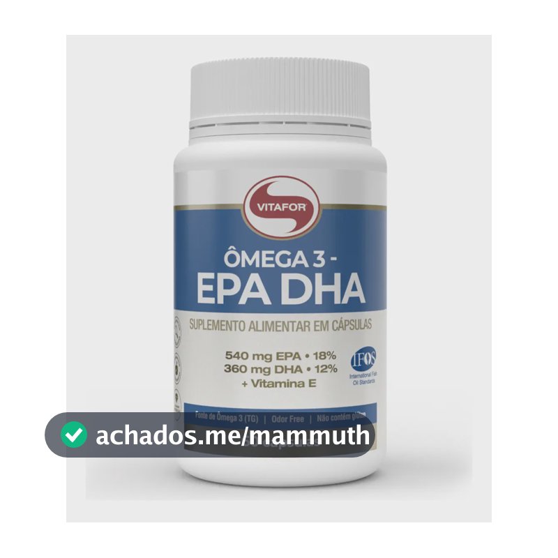 Suplemento Ômega 3 Epa Dha 60 Cápsulas Vitafor