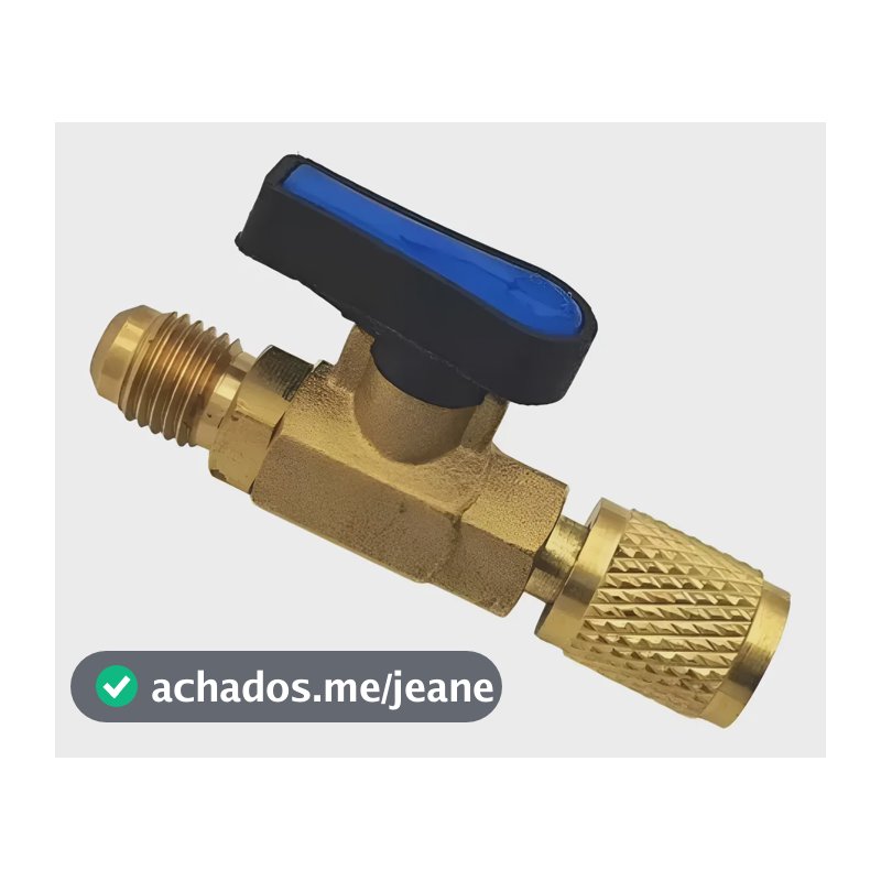 Valvula Tipo Bola Para Manifold,vacuometro,bomba De Vacuo