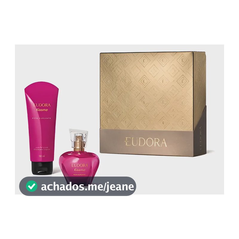 Kiss Me Rosa Marcante Perfume 50 ml Loção corporal 100 ml