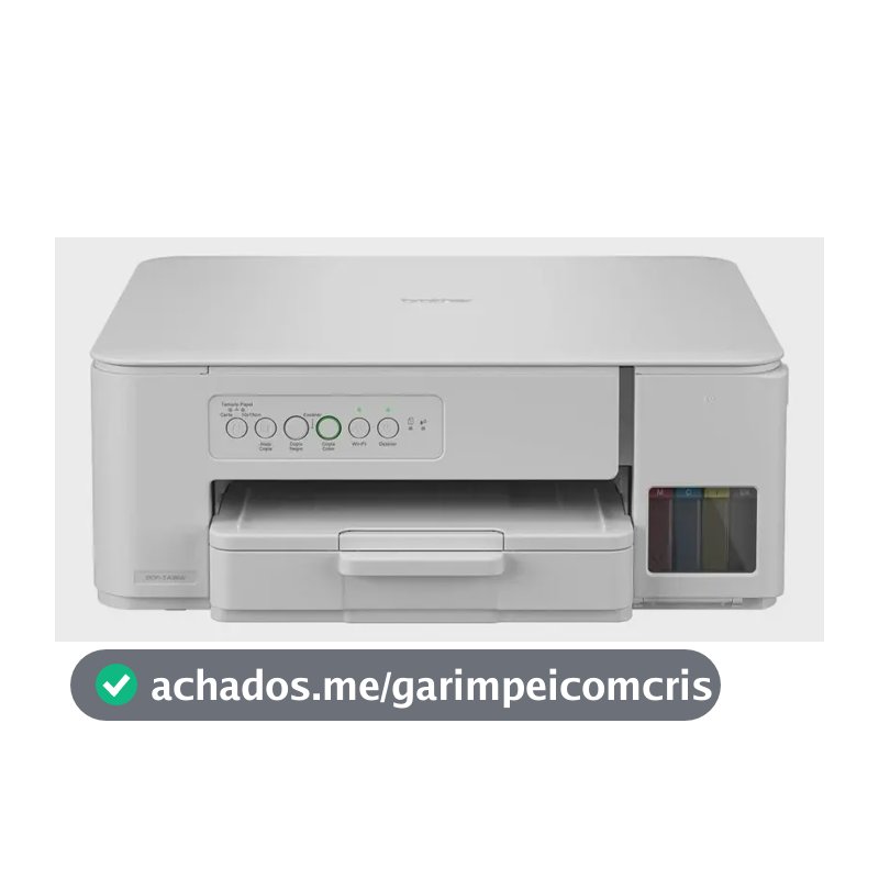 Impressora Multifuncional Brother DCP-T436W Tanque de Tinta, Colorida, Wi-Fi, USB, Bivolt