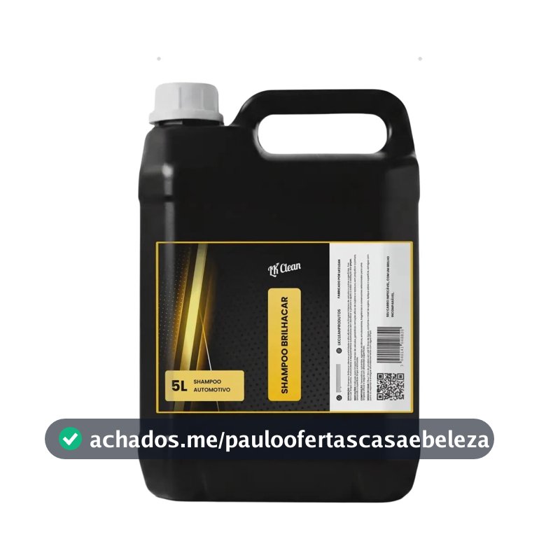 Shampoo Automotivo Concentrado 5lt Espuma Chantily Neve Lk