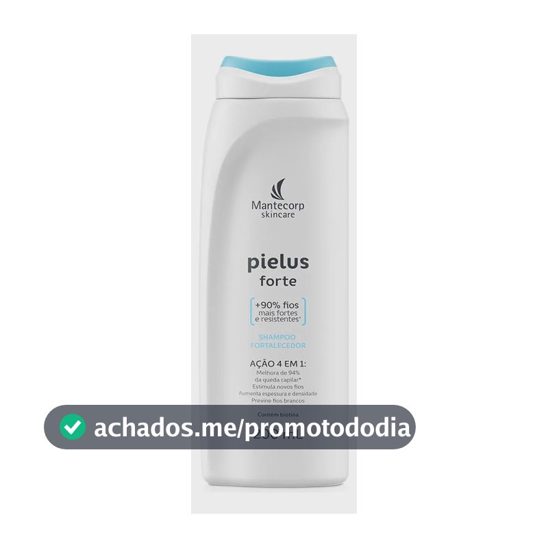 Shampoo Fortalecedor Pielus Skincare 200ml Cabelo Enfraquecido